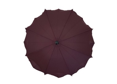 Parasolka do wózka okrągła Skyline z filtrem UV 70 cm purpurowa